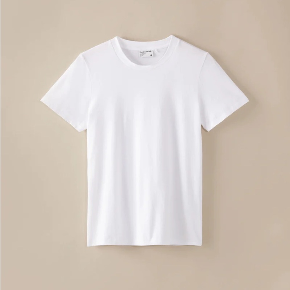 Frank & oak white tshirt